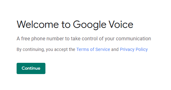 Google Voice注册